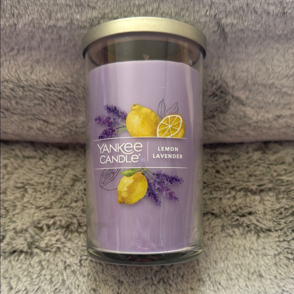 Yankee Candle Lemon Lavender Scented Candle - 14.25oz Perfect Pillar - NEW